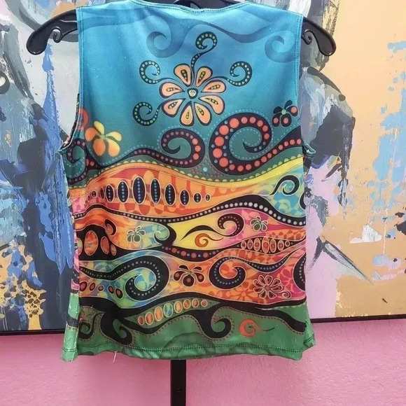 Cubism Tank and Jacket Set - Picture 4 of 10